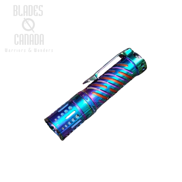 (image for) Acebeam E70-TIR EDC Flashlight, Titanium Rainbow PVD - 4000 Lumens - 6500K